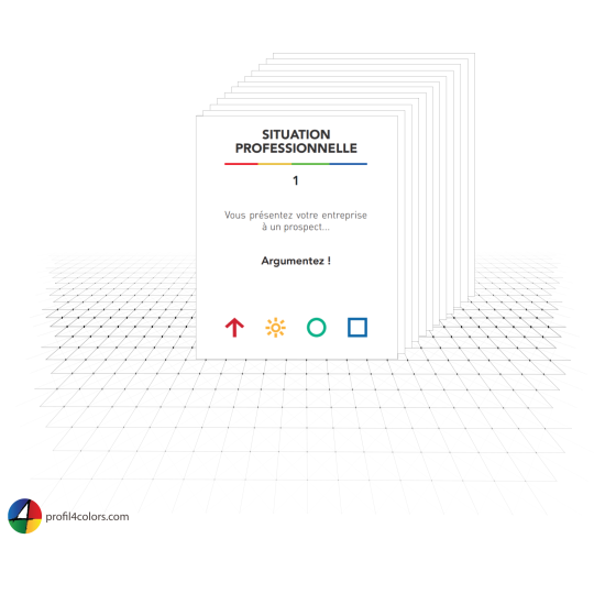 Cartes de situations personnelles et professionnelles